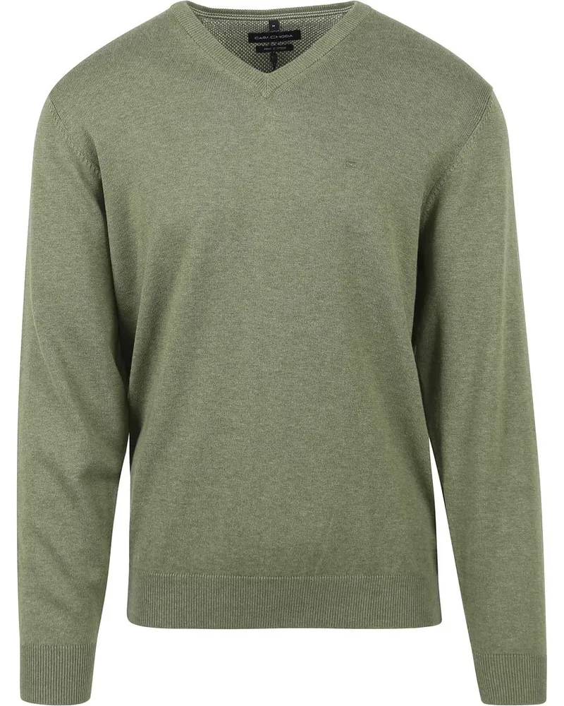 CasaModa Pullover V-Ausschnitt Sea Green Grün