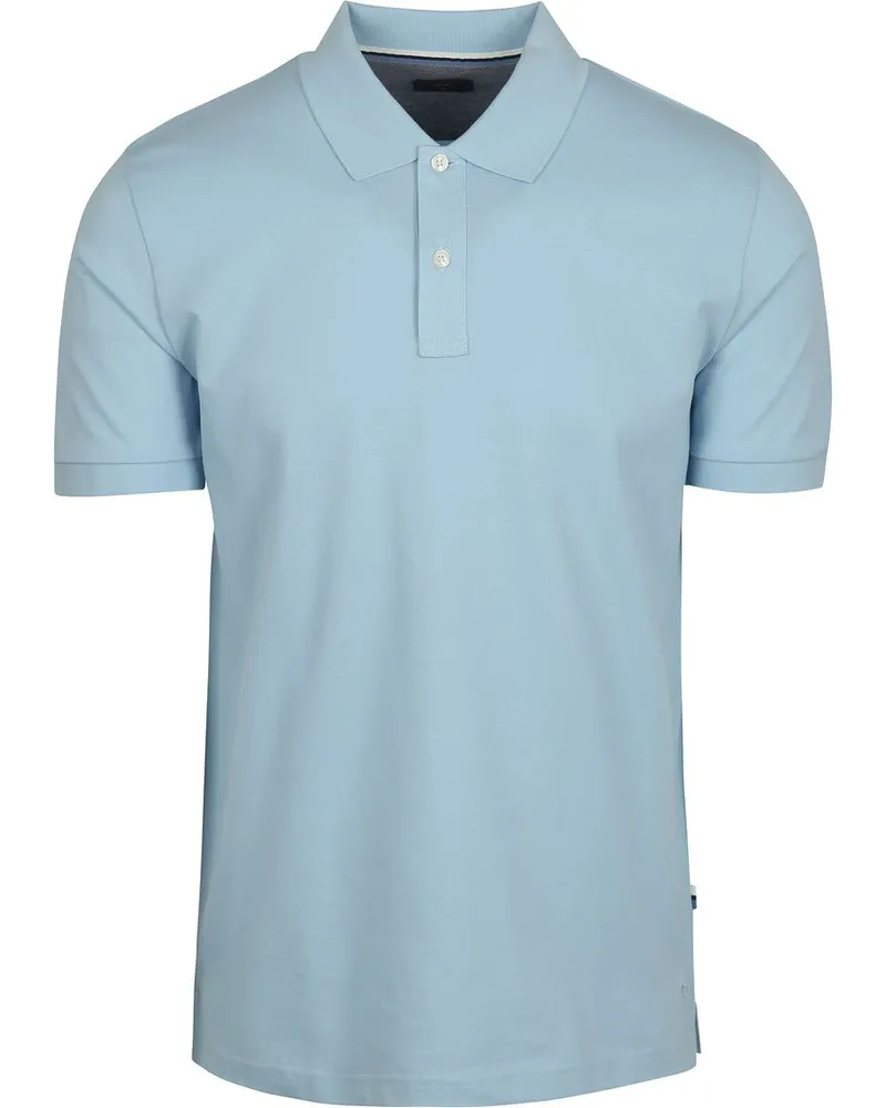 Olymp Poloshirt Piqué Hellblau
