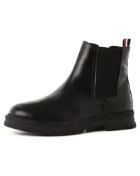 Tommy Hilfiger Boots aus Leder Schwarz