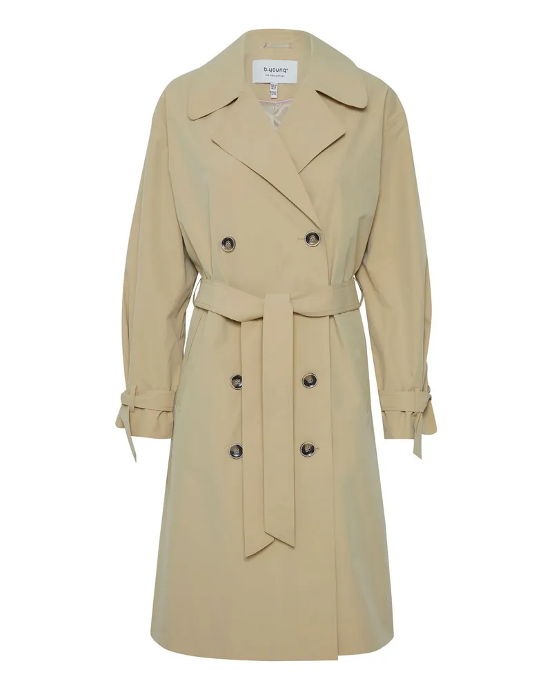 b.young Langjacke Beige