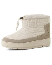 Tommy Hilfiger Boots mit Leder-Anteil Beige