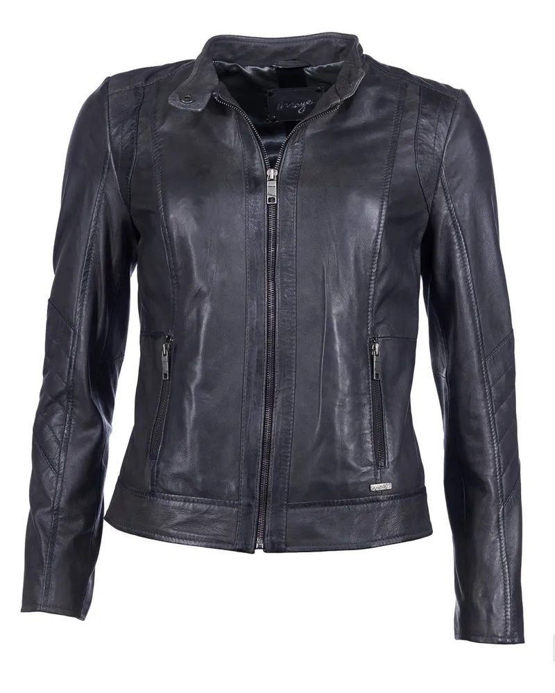 Maze Lederjacke Schwarz