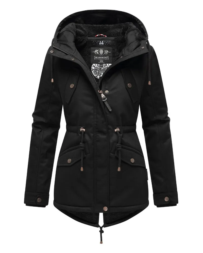 Marikoo Winterjacke Schwarz