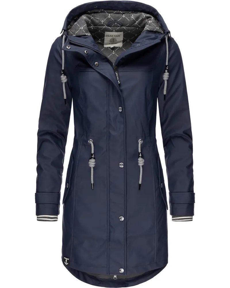 Peak Time Regenjacke Blau