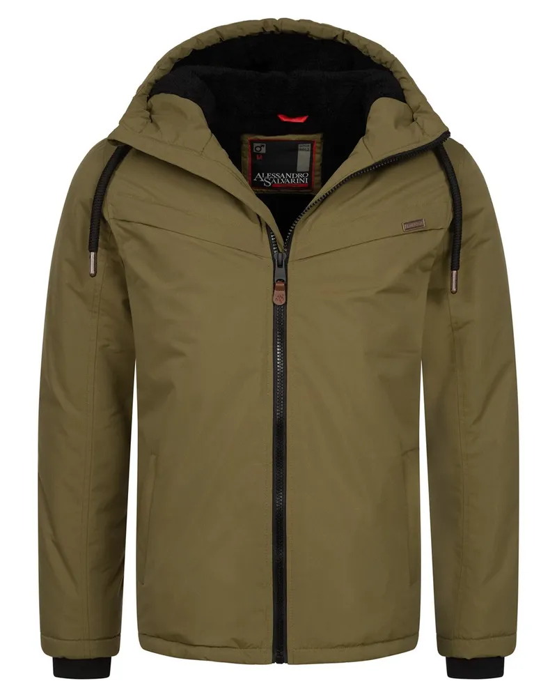 Alessandro Salvarini Winterjacke Grün