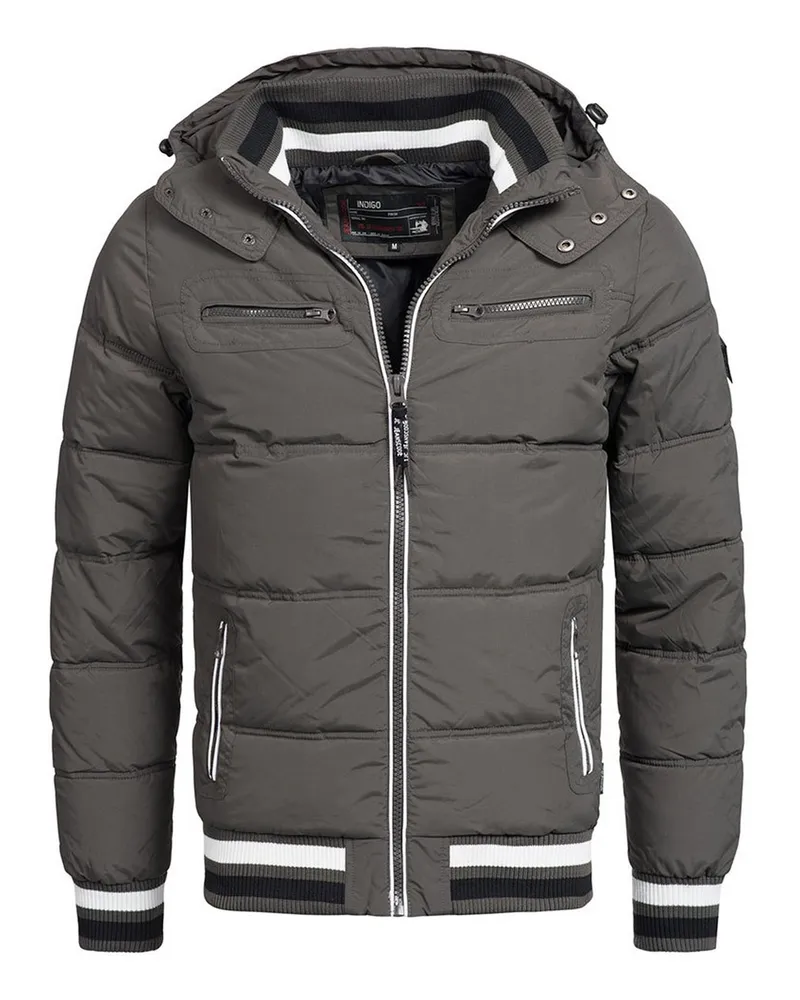 Indicode Winterjacke Grau