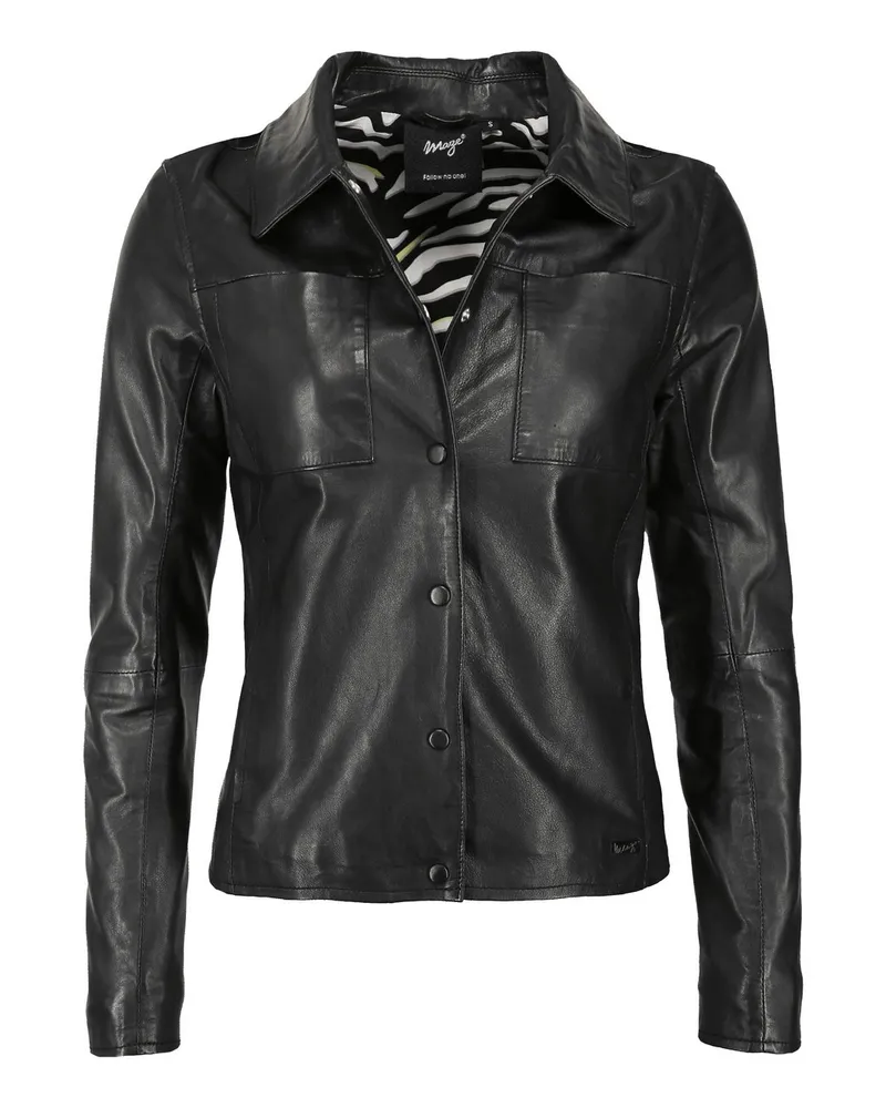 Maze Lederjacke Schwarz