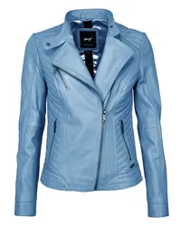 Maze Lederjacke Blau