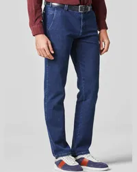 Meyer Hosen Chino-Hose Blau