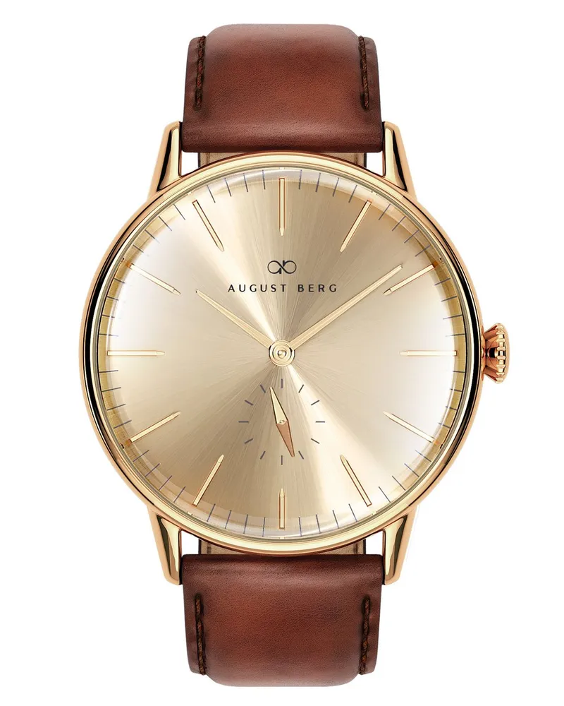 August Berg Armbanduhr Serenity Gold