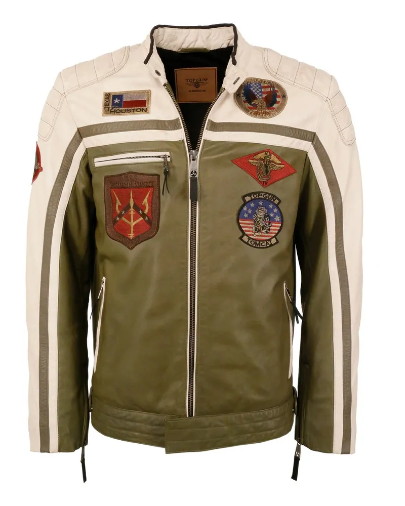 Topgun Lederjacke Mehrfarbig