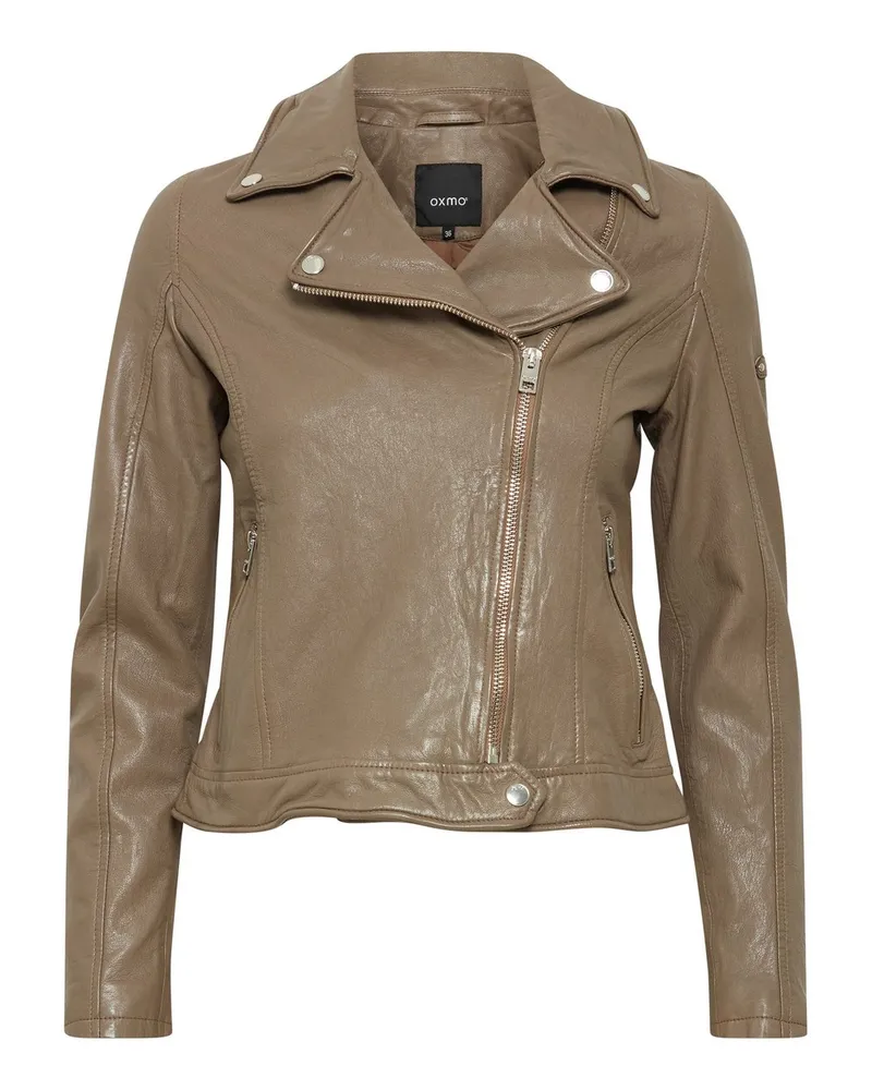 Oxmo Lederjacke Braun