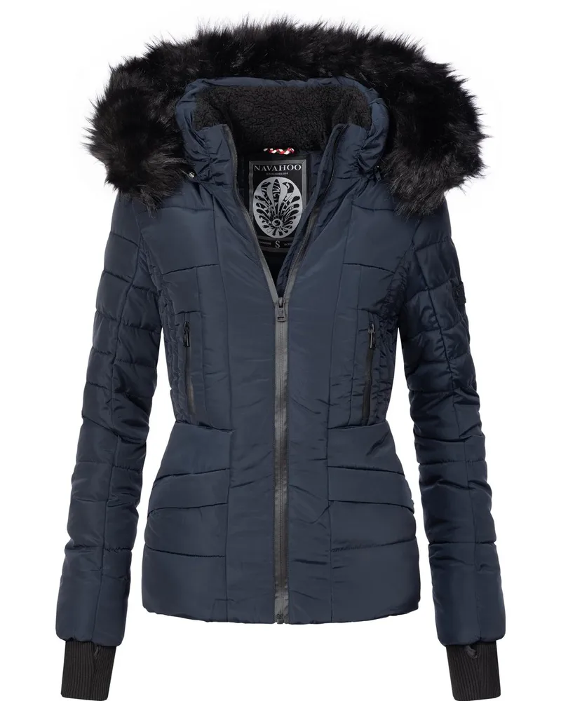 NAVAHOO Winterjacke Blau