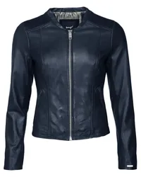 Maze Lederjacke Blau