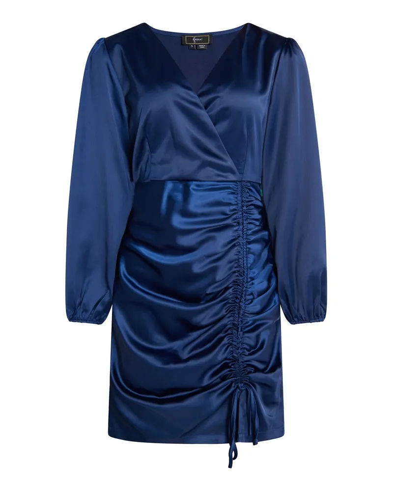 FAINA Minikleid aus Satin Blau