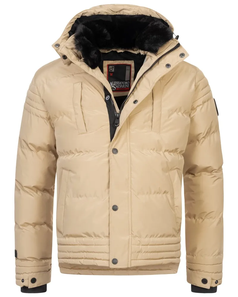 Alessandro Salvarini Winterjacke Beige