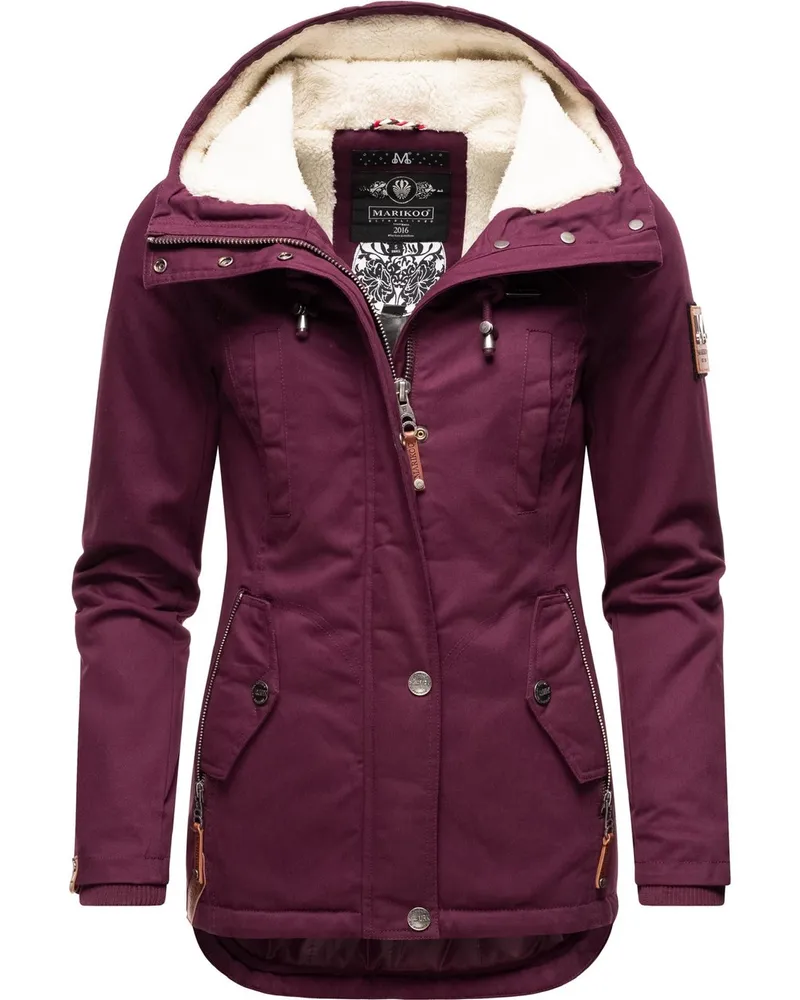 Marikoo Winterjacke Rot