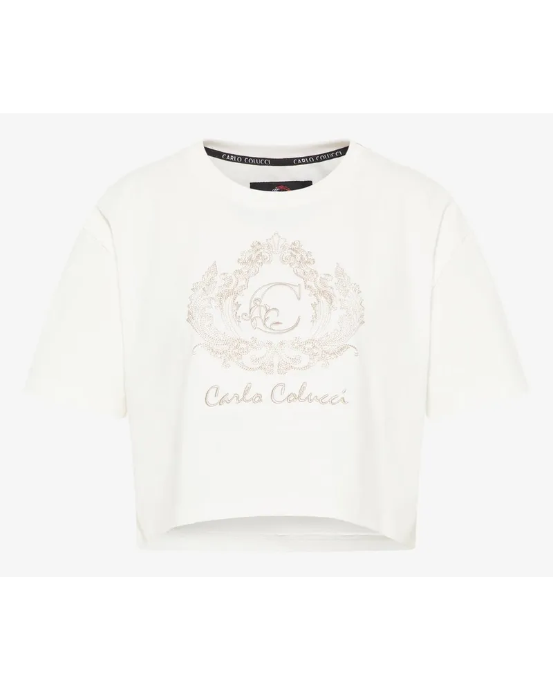 Carlo Colucci T-Shirt Weiß