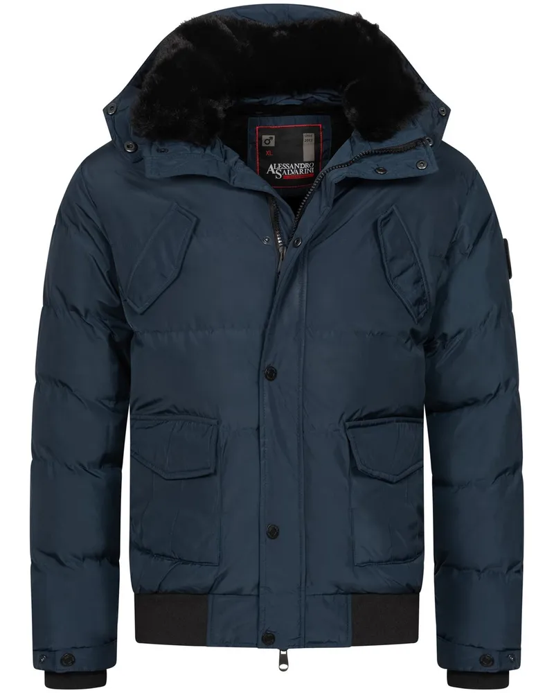 Alessandro Salvarini Winterjacke Schwarz