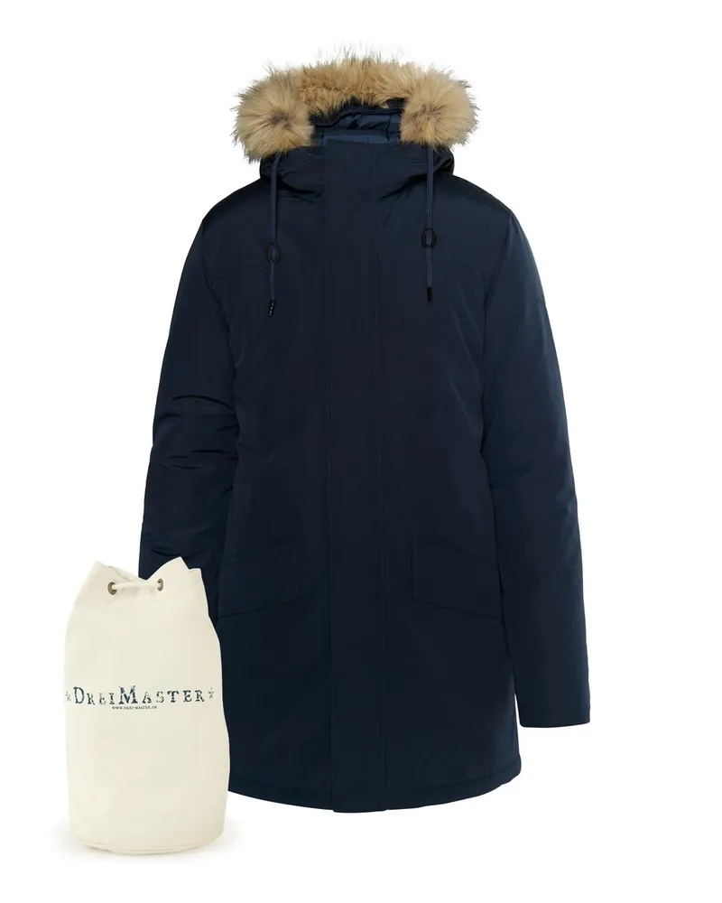 DreiMaster Parka + Shopping Bag Blau