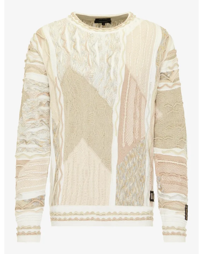 Carlo Colucci Strickpullover Beige