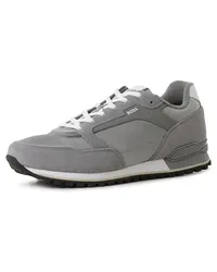 HUGO BOSS Sneaker mit Leder-Anteil Grau