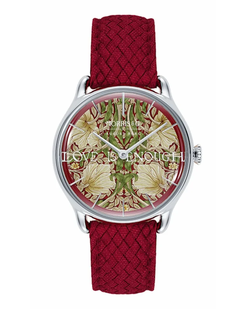 August Berg Armbanduhr Morris & Co Rot