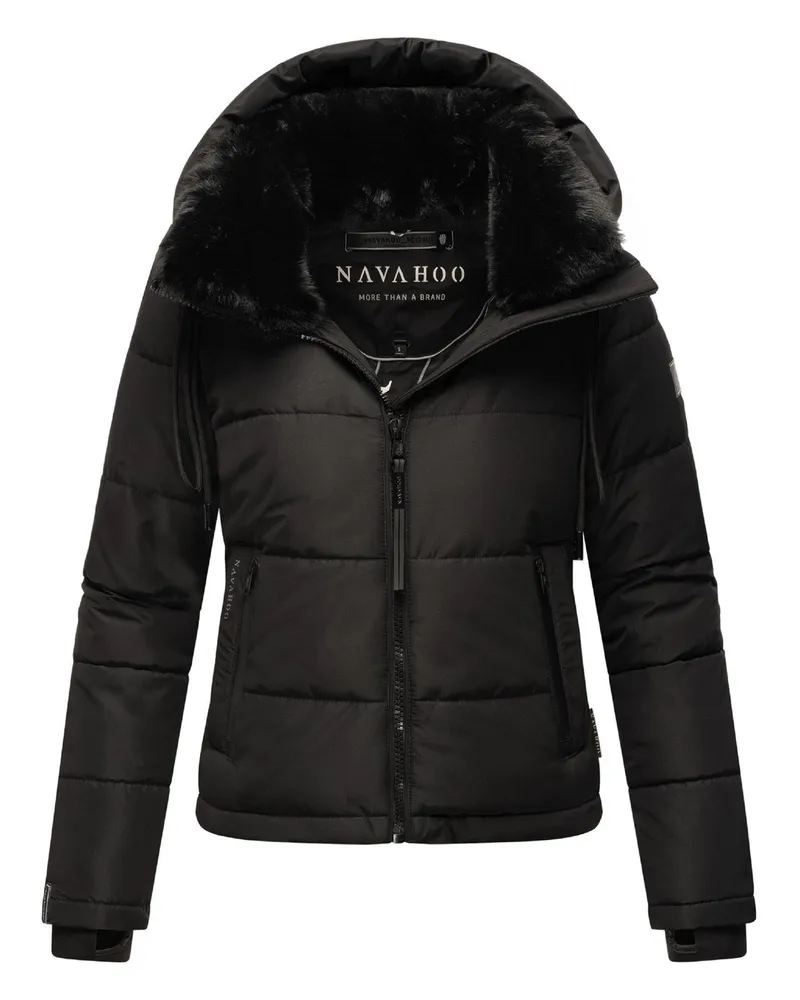 NAVAHOO Steppjacke Schwarz