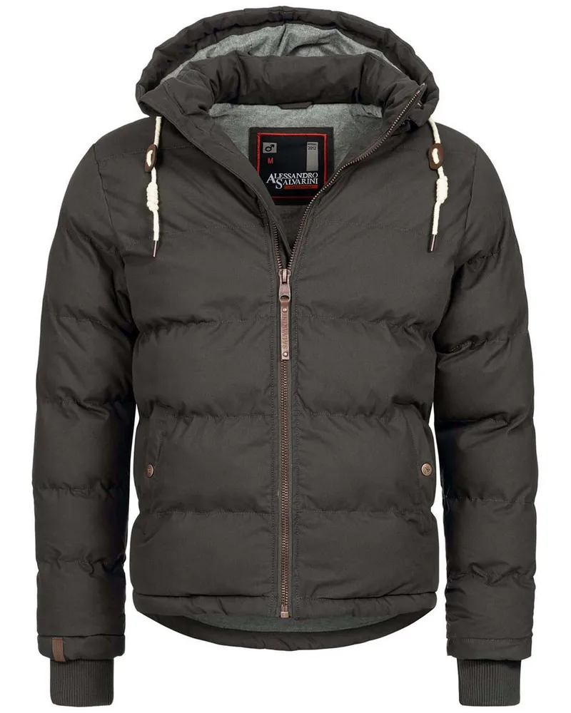 Alessandro Salvarini Winterjacke Grau