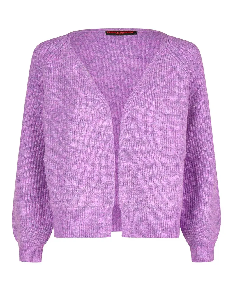 Frieda & Freddies Strickfleecejacke Lila