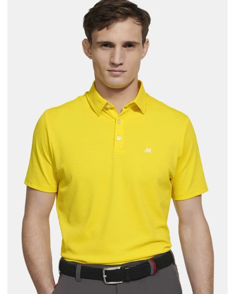 Meyer Hosen Poloshirt Gelb