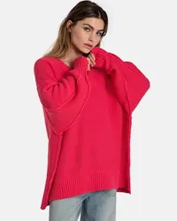 Free People Strickpullover Rot