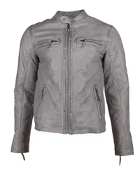 JCC Lederjacke Grau