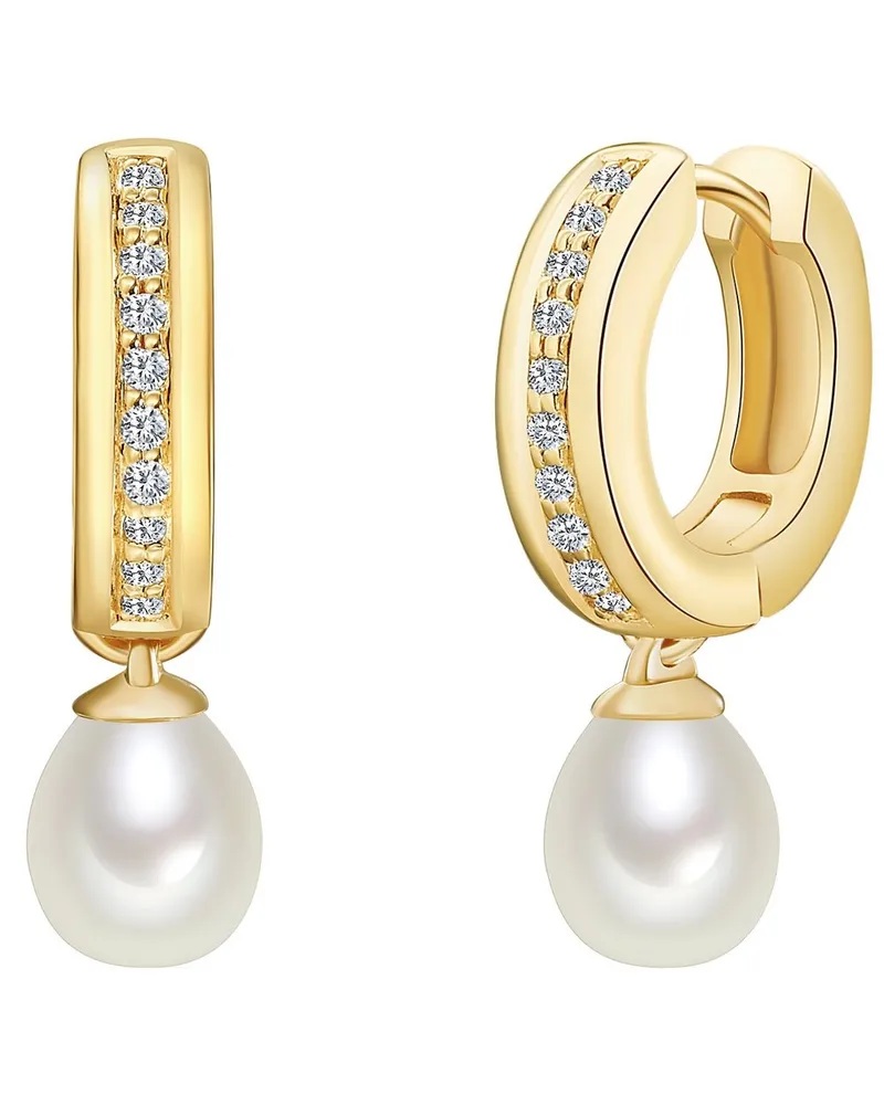 Valero Pearls Perlen-Creolen Gold