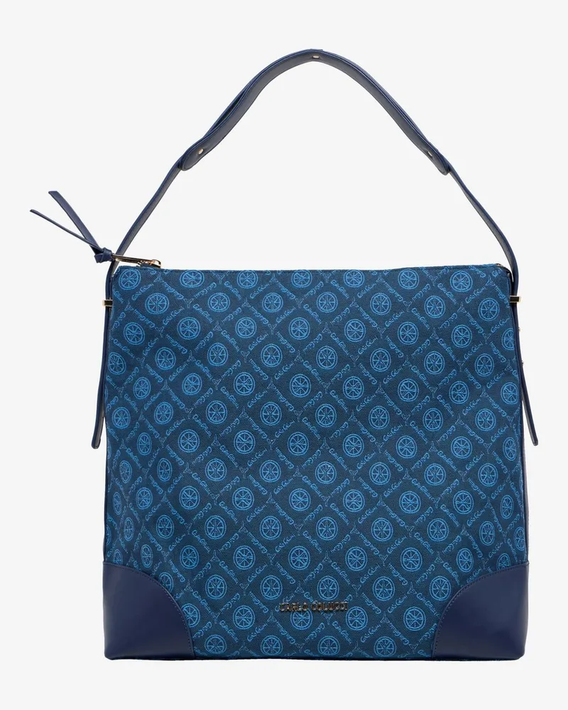 Carlo Colucci Schultertasche Blau