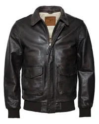 Topgun Lederjacke Braun