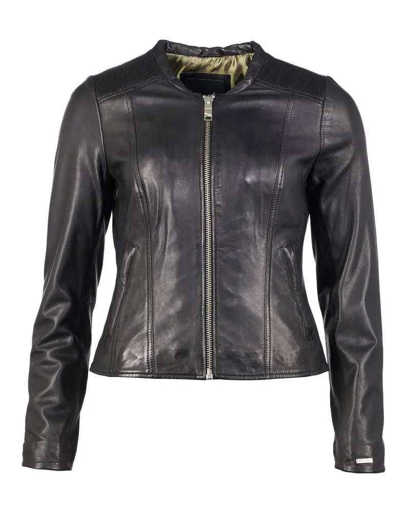 Maze Lederjacke Schwarz