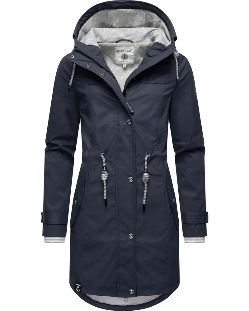 Peak Time Regenjacke Blau