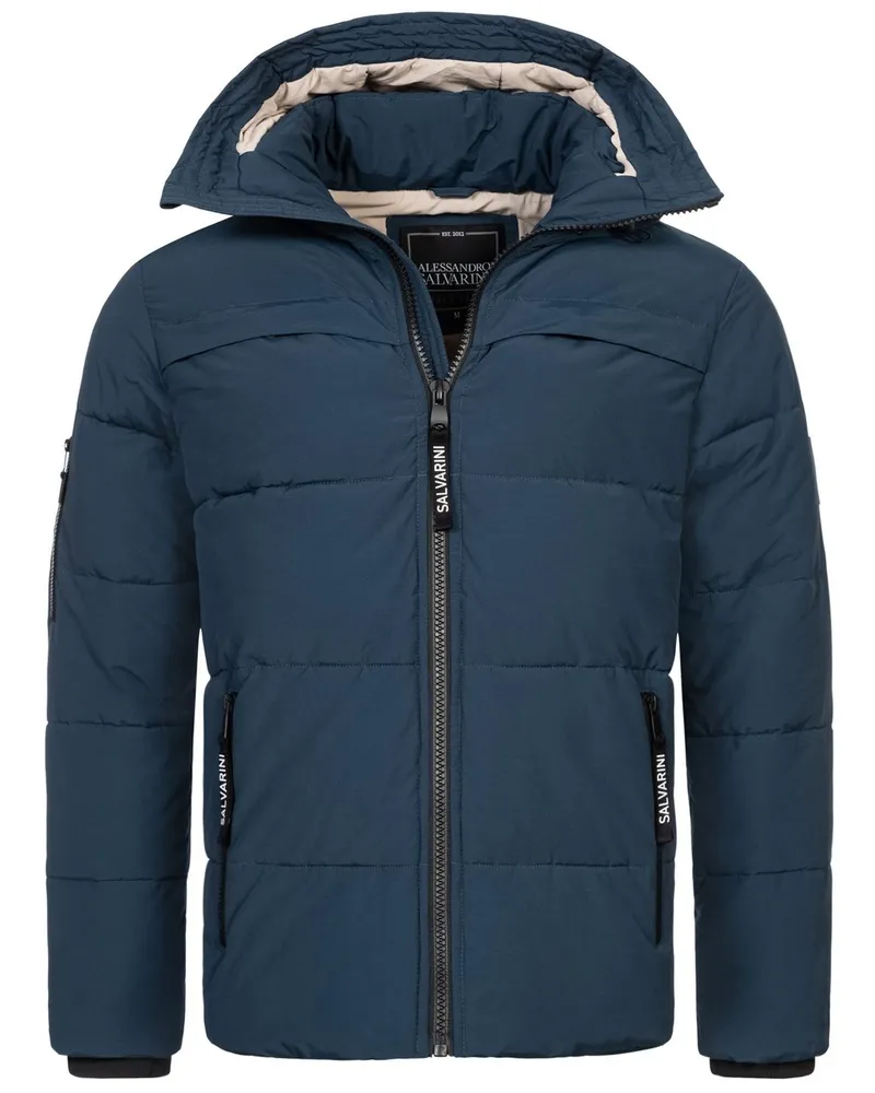 Alessandro Salvarini Winterjacke Blau