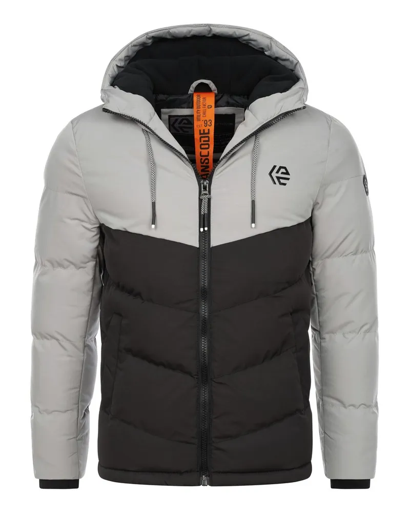 Indicode Winterjacke Grau