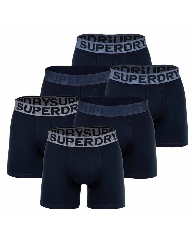 Superdry. Boxershort 6er Pack Blau