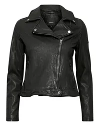 Oxmo Lederjacke Schwarz