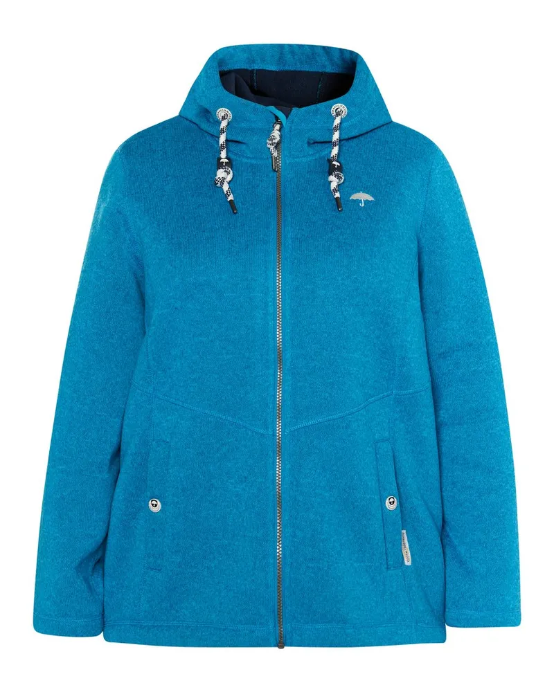 Schmuddelwedda Strickfleecejacke Blau