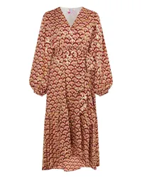 IZIA Maxikleid mit Print Beige