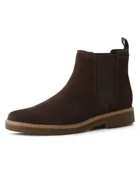 Clarks Boots aus Leder Braun