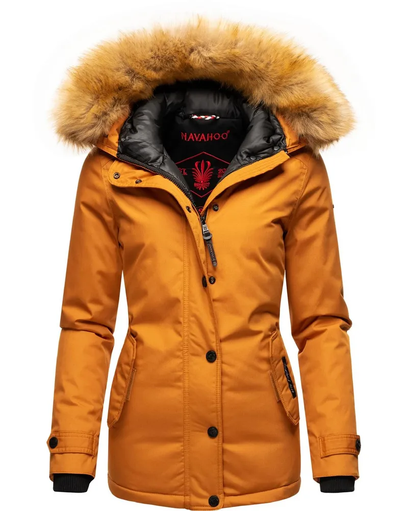 NAVAHOO Winterjacke Braun