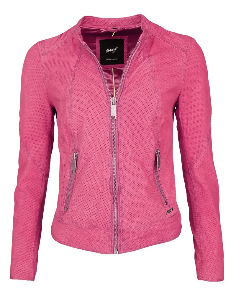 Maze Lederjacke Pink