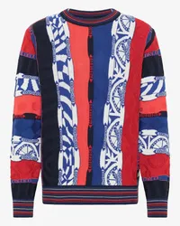 Carlo Colucci Strickpullover Blau