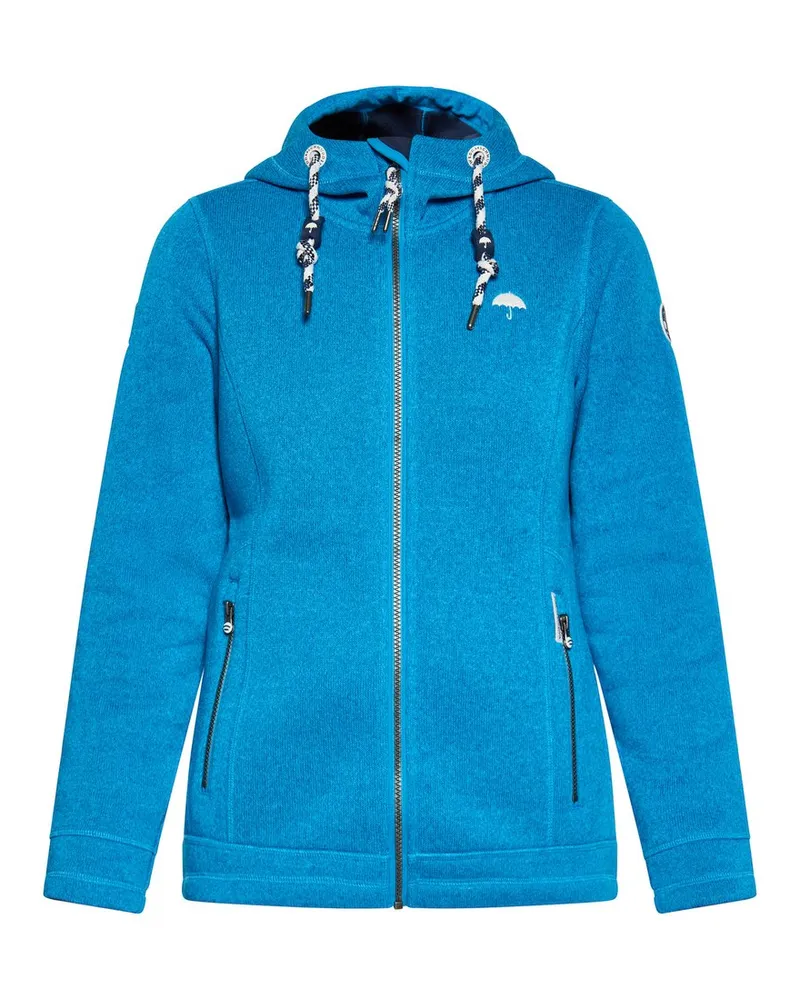 Schmuddelwedda Strickfleecejacke Blau