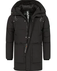 Indicode Parka Schwarz